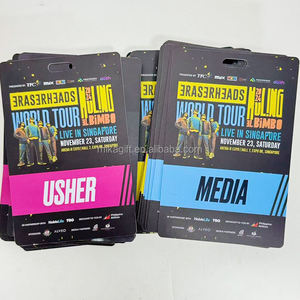 ชุดป้ายชื่อพนักงานงานทำจาก PVC สายคล้องบัตร ID บุคคลแขก - Product Image 1