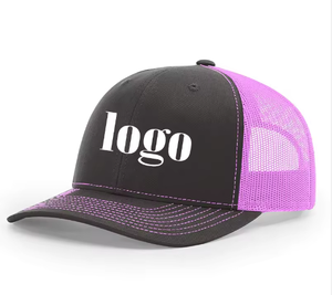 Gorras Trucker Personalizadas de Alta Calidad al por Mayor, de 5 Paneles, Vintage, Impermeables, de Nailon Gris con Malla y Logotipo Personalizado - Product Image 5