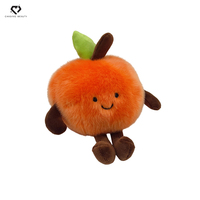 Lot en gros de jouets en peluche aux formes de fruits (Pêche Mangkhut, Durian, Fruit du Dragon), en coton PP, jouets pour machine à attraper les peluches