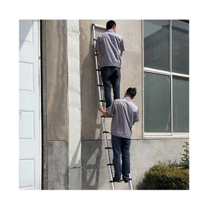 Modern Indoor Ladder Foldable <strong>Aluminium</strong> 3.8m Single Telescopic Ladder <strong>Tangga</strong> Lipat TL - Product Image 5