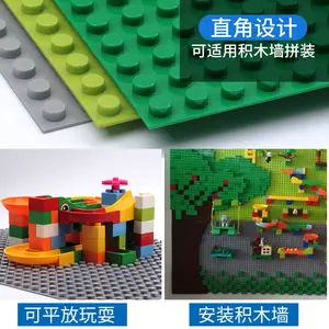 24*24 Diy Straight Edge Big Particle Baseplate Classic Baseplates Bricks MOC Building Blocks Toys For Kids Multi-function Practi