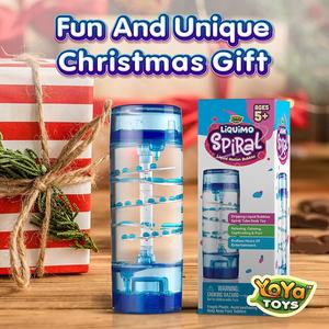 Jouets sensoriels à tube en spirale Liquimo, avec <span class=keywords><strong>gouttelettes</strong></span> qui coulent, <span class=keywords><strong>sablier</strong></span>, minuteur pour enfants autistes - Product Image 5