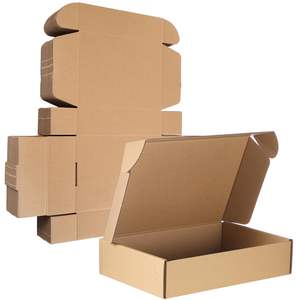 Cajas de Embalaje de Regalo de Cartón Corrugado Kraft Plegables, Hechas con Materiales Reciclados, con Relieve y Protección UV - Product Image 4