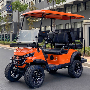 Trại 72V Sang Trọng Golf Cart Lithium 4 Chỗ Ngồi Câu Lạc Bộ Xe Off Road 4 Bánh Xe Golf Buggy - Product Image 1