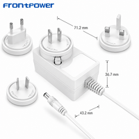 Adaptor Interchangeable Frontpower 24W 5V 3A  9V 2A 12V 2A 24V 1A dengan Sertifikasi UL CE GS SAA UKCA
