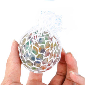 Juguete Antiestrés de Malla con Forma de Uva de 6CM, con Cuentas de Agua y Gel, Personalizable para Niños y Niñas, Venta al Por Mayor - Product Image 6