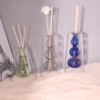 Bougie en cire de soja dans un bocal en verre réutilisable et rechargeable, diffuseur d'huile parfumée longue durée, écologique
