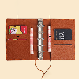 Carnet promotionnel en cuir PU M5 – Cadeau idéal, carnet de lecture à feuilles mobiles, petit carnet portable - Product Image 3