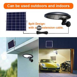 IP65 Waterproof Solar Motion Sensor LED <strong>Wall</strong> <strong>Light</strong> 6000K Daylight 5W 2200mAh Lithium-ion <strong>Battery</strong> Full Bright/Dim Bright Garden - Product Image 3