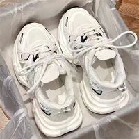 Explosif papa chaussures 2025 été nouvelle maille respirant fond épais multi fonctionnel chaussures décontractées