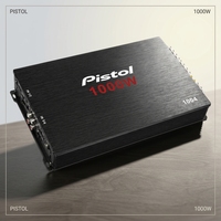 Amplificateur 4 canaux haute puissance en pont, stable à 4 ohms, 14,4 V, 10 Hz-60 kHz, S/N 90-100 dB, OEM PISTOL GM-E1004