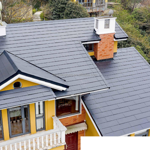 Láminas para Techos, Paneles Solares de Plástico, Tejas de Resina Sintética, Techo Ligero de Bambú, PVC, Poliéster, Villa Tradicional - Product Image 1