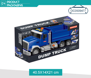 Ensemble de jouets anti-Friction avec son lumineux, <span class=keywords><strong>camion</strong></span> de construction, voiture à benne - Product Image 5