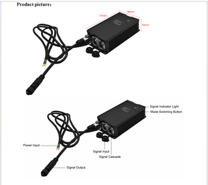 4 Vũ trụ không thấm nước điều khiển IP65 DMX artnet Led điều khiển đèn sân khấu Dimmer lịch thi đấu cho Đèn LED DJ RGBW điều khiển - Product Image 6