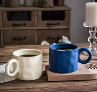 Tasses en céramique écologiques de grande capacité tasses à eau de bureau tasses à café cadeau de ménage tasses à café