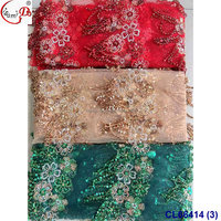 Kain Brokat Bordir Tulle Mesh Payet Bunga 3D Lisami Fashion, Seksi, Berkualitas Tinggi untuk Gaun Wanita, Gaun Pengantin, Pakaian Anak Perempuan dan Laki-laki