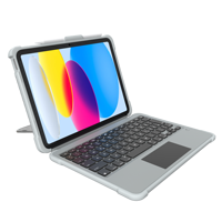 MFi-Certified Scissor Switch Full Size Wireless Magnetic Detachable Keyboard Case Touchpad Shockproof Spill-Proof New iPad 10th