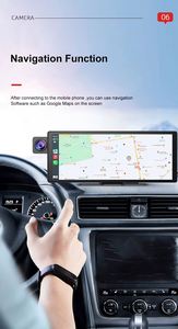 10.26 inch lớn không dây Carplay màn hình cảm ứng <span class=keywords><strong>Android</strong></span> tự động cho xe ô tô 3 máy ảnh 2K + 1080 + 1080 DVR được xây dựng trong <span class=keywords><strong>GPS</strong></span> DSP RGB tính năng - Product Image 5