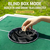 Table de jeu de mahjong pliable sur mesure, plateau en ABS avec surface en PU, mythologie nordique, table de mahjong portable pour l'extérieur