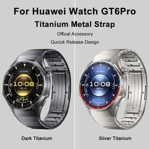 Bracelet en titane pour <span class=keywords><strong>Huawei</strong></span> Watch GT6 Pro 46 mm, bracelet en métal de luxe, bracelet de montre GT 6 Pro - Product Image 4