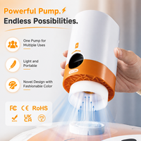 Mini pompe à air rechargeable portable pour voyage, pompe à air à aspiration peu encombrante pour sac sous vide, canapé gonflable, bouée de natation