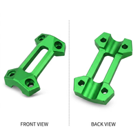 Penutup Klem Atas Pengangkat Stang Aluminium CNC Kustom, Aksesoris Motor untuk Kawasaki Z250 Z300 Z800