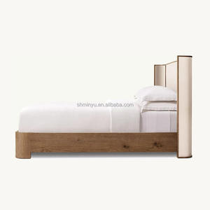 Cama de Lujo Personalizable de Madera Maciza Francesa, Tamaño King/Queen, Juegos de Cama Clásicos con Estructura de Madera Duradera - Product Image 5