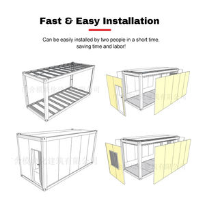 <span class=keywords><strong>Factory</strong></span> <span class=keywords><strong>Outlet</strong></span> Precio al por mayor Casas Prefabricadas Precios Baratas Modular Desmontable Container House - Product Image 5