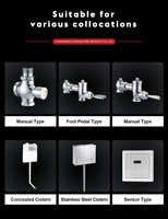 Toilette à squat turc Articles sanitaires casserole accroupie toilette en acier inoxydable toilette à laver