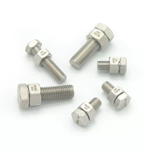 Perno y Tuerca para Astillero <span class=keywords><strong>M</strong></span> 10 x 1.5 x 35 <span class=keywords><strong>mm</strong></span> MONEL 400 (ASTM B127) AISI 316L PARA <span class=keywords><strong>M</strong></span>ÁQUINA CABEZA HEXAGONAL PERNO - Product Image 2