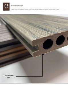 Tarima de WPC con Relieve 2D/3D, Diseño Moderno para Exteriores, Libre de Mantenimiento, Antideslizante, Impermeable, Resistente al Desgaste, Fácil de Instalar - Product Image 3