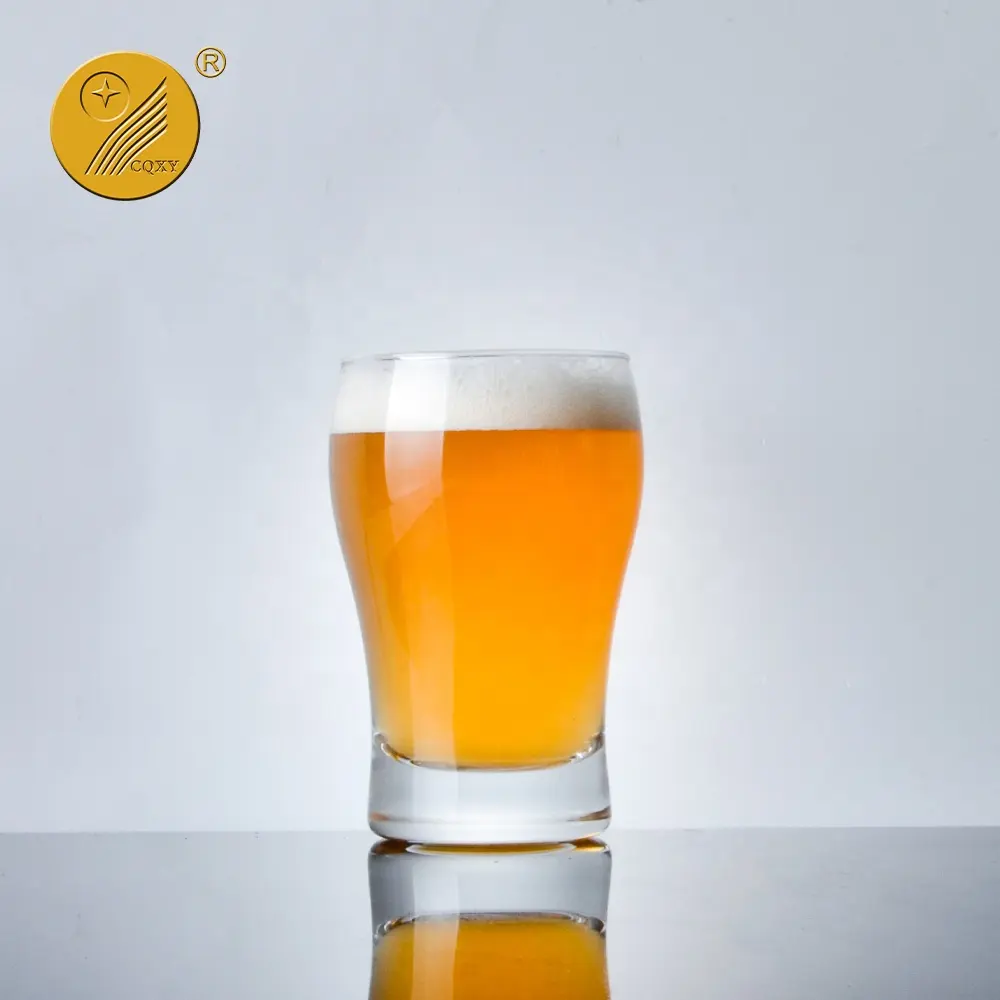 Botella de cerveza de tulipán de media jarra, vaso de cerveza de 10oz, 280ml, para promoción de cerveza carlsberg