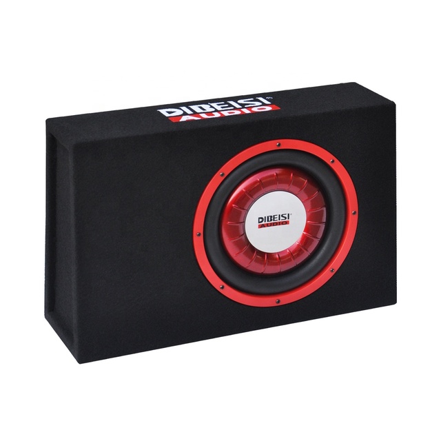 DIBEISI Customized Wholesale 8//10 /12 INCH DUAL VOICE COIL CAR SLIM SUBWOOFER BOX SYSTEM CP8001