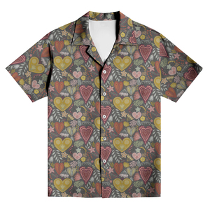 Chemises Polynésiennes <span class=keywords><strong>Homme</strong></span> en Gros, Imprimé Tribal <span class=keywords><strong>Tatouage</strong></span> Personnalisé Intégral, Chemises Boutonnées Col Cubain Grandes Tailles pour Hommes, MOQ 2 - Product Image 5