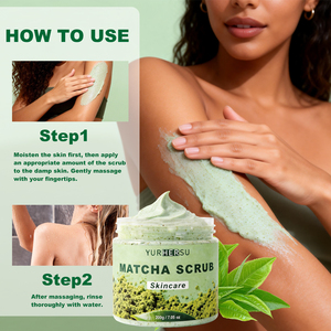 <span class=keywords><strong>Exfoliante</strong></span> de Matcha de Marca Propia <span class=keywords><strong>con</strong></span> <span class=keywords><strong>Glicerina</strong></span>, Polvo de Cáscara de Nuez y Extracto de Hoja de Camelia Sinensis, <span class=keywords><strong>Exfoliante</strong></span> Natural para el Cuidado de la Piel Corporal - Product Image 6