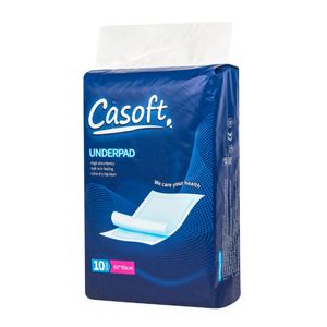 Alèses de lit jetables médicales stériles ultra-absorbantes personnalisées pour incontinence urinaire, capacité d'absorption de 200 à 2500 ml, 3/5/6 couches, 70x90 - Product Image 5