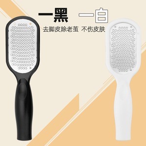 304 Stainless Steel Foot File Callus Remover With Cover For Foot Care Black And White - Product Image 3