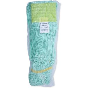 Tête de balai écologique Boardwalk EcoMop BWK1200MEA, vert moyen, fibres recyclées à extrémités bouclées - Product Image 1