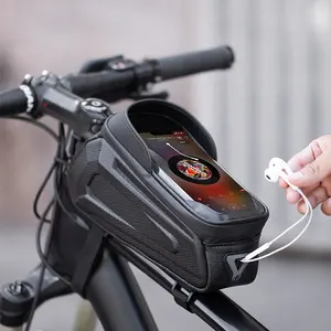 إيفا الدراجات الإطار المقود الأمامي حقيبة ، حالة الهاتف ، المعطف شاشة تعمل باللمس دراجة حقيبة ، 8.0 ، تصميم جديد