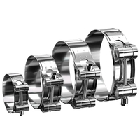 Colliers de serrage en T robustes en acier inoxydable 304 de qualité supérieure pour tuyaux, vente en gros