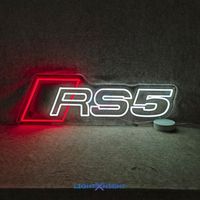 Lampu Neon Kustom Logo Merek Mobil Portabel Bertenaga USB Lampu Neon Tipis Ringan untuk Hiasan Pajangan Salon Mobil Dalam Ruangan