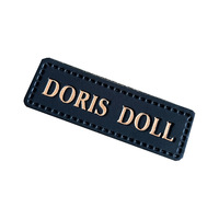 Étiquette en cuir personnalisée avec logo imprimé, étiquettes en cuir PU, patch imprimé, étiquette en denim pour jeans