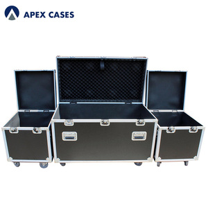APEX CASES Ensemble de 3 valises utilitaires, boîte à outils pour câbles, valise de scène, valise de transport, valise de vol - Product Image 1