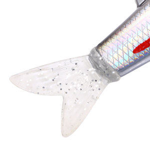 Hengjia Wholesale Jm072 14cm 15.8g Esche <span class=keywords><strong>Artificiali</strong></span> Rigide a 2 Segmenti Multi-Articolate <span class=keywords><strong>con</strong></span> Coda in Silicone - Product Image 4