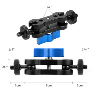 ที่ยึดกล้องอลูมิเนียมอัลลอยด์ขนาด1/4-20สกรูปลดเร็วสำหรับ Insta360 X3 X4 X5 - Product Image 3