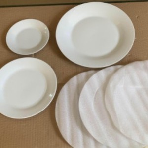 Plateau de service en céramique à 3 niveaux, blanc, passe au lave-vaisselle, passe au micro-ondes, usage domestique, finition polie - Product Image 5