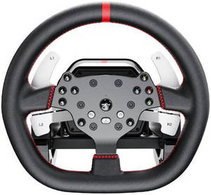 Volante de Carreras <span class=keywords><strong>PXN</strong></span> <span class=keywords><strong>V10</strong></span> Pro Direct Drive con Motor Servo de 3.2 Nm de Torque, Volante en Forma de D de 270 mm, Paquete de 3 Pedales Magnéticos con Efecto Hall - Product Image 2