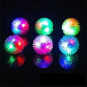 Anel luminoso de led para festa, produto colorido piscante, material macio para concerto