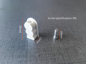 GQK Customize 3 1 Plastic Furniture Link Wardrobe Bookcase Board Bracket <b>Nails</b> Fixed Fastening Connectors - Product Image 4