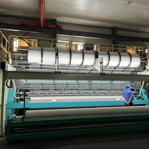 CH RSMSUS-G Biaxial Weft Insertion Glass fiber Geogrid Raschel Warp Knitting Machine